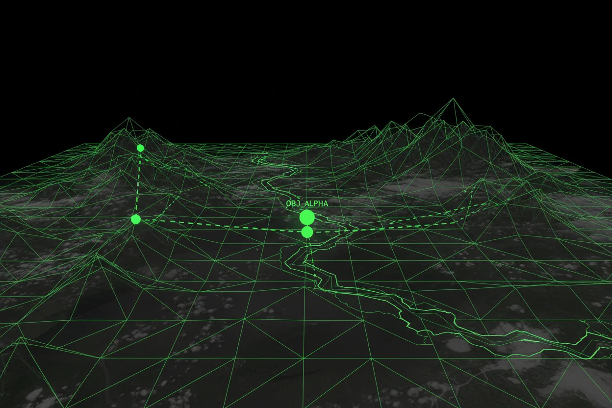 Raven Nav matching an onboard drone camera frame to georeferenced satellite imagery for GPS-denied localization