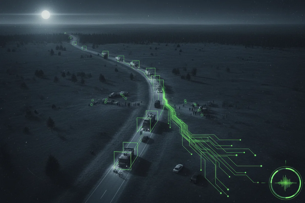 Raven AI vision system detecting and tracking objects in real time with on-screen target overlays